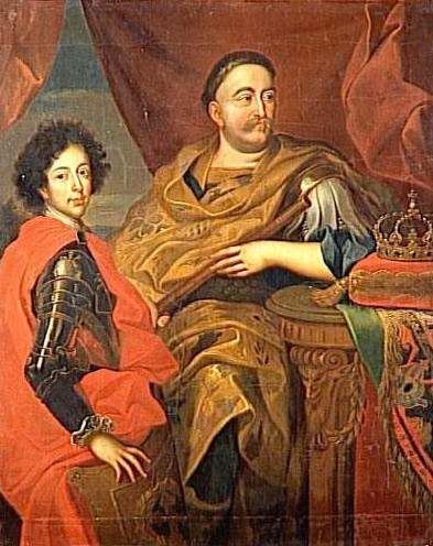 Portrait of John III Sobieski with his son